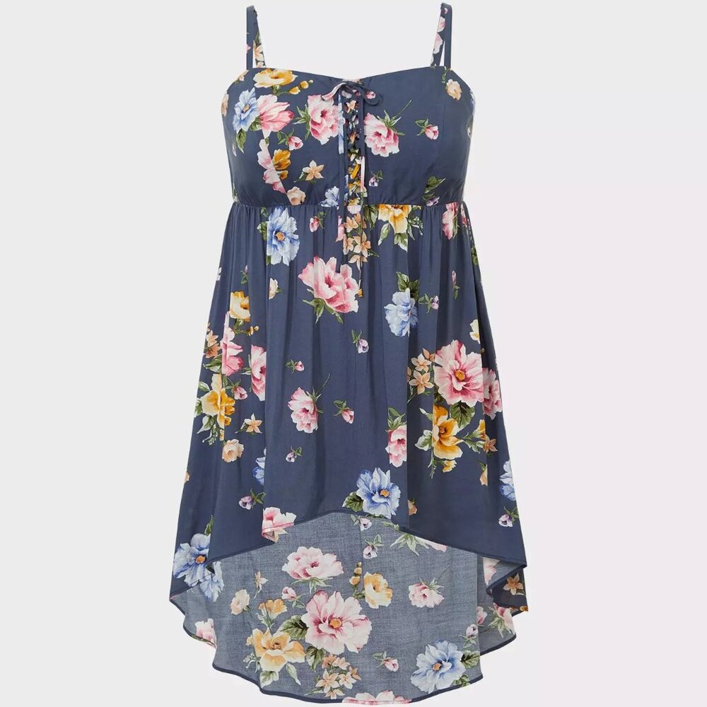 Babydoll Challis Hi-Low Cami